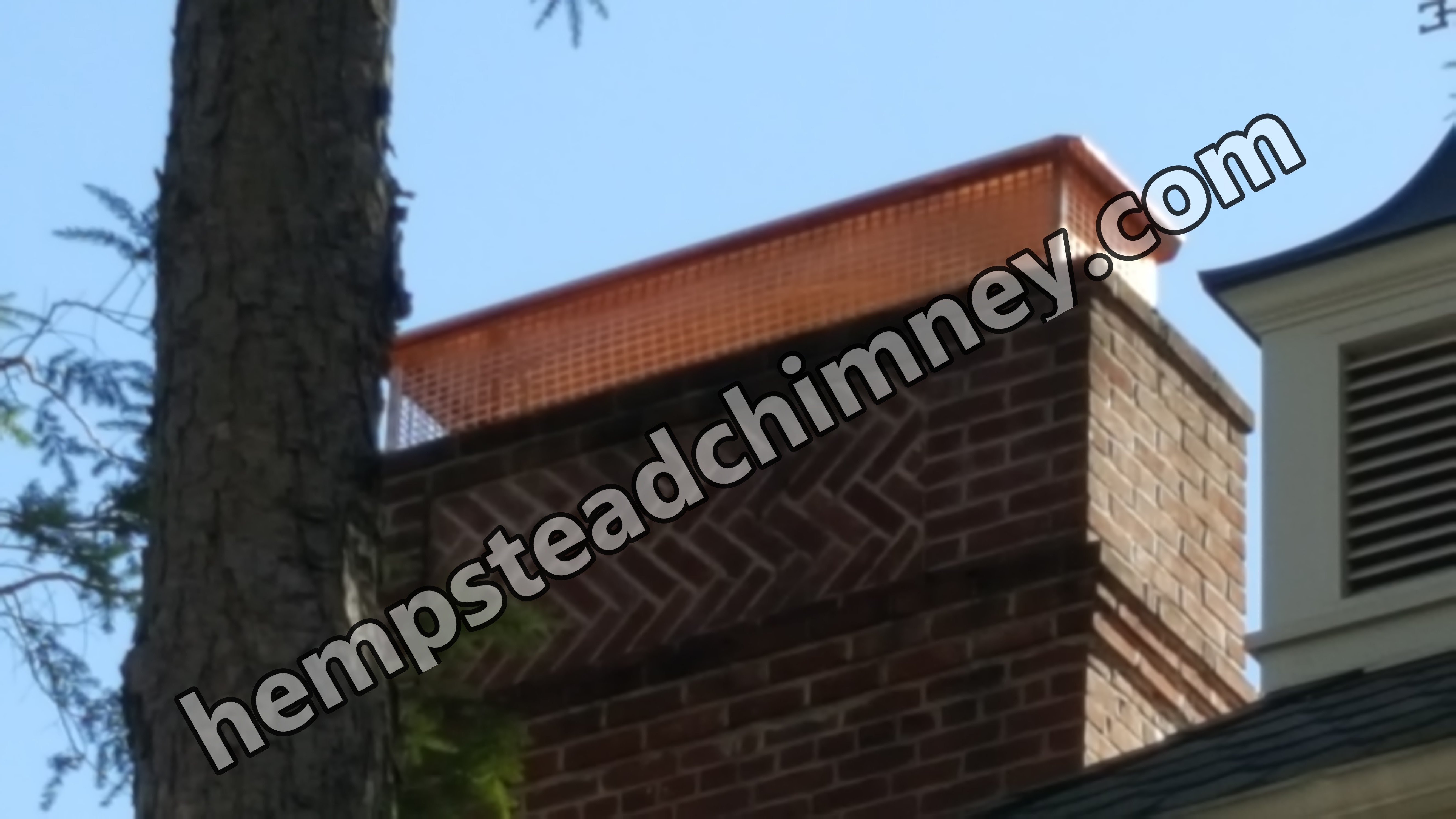 New stainless steel chimney cap installed in Hempstead, NY