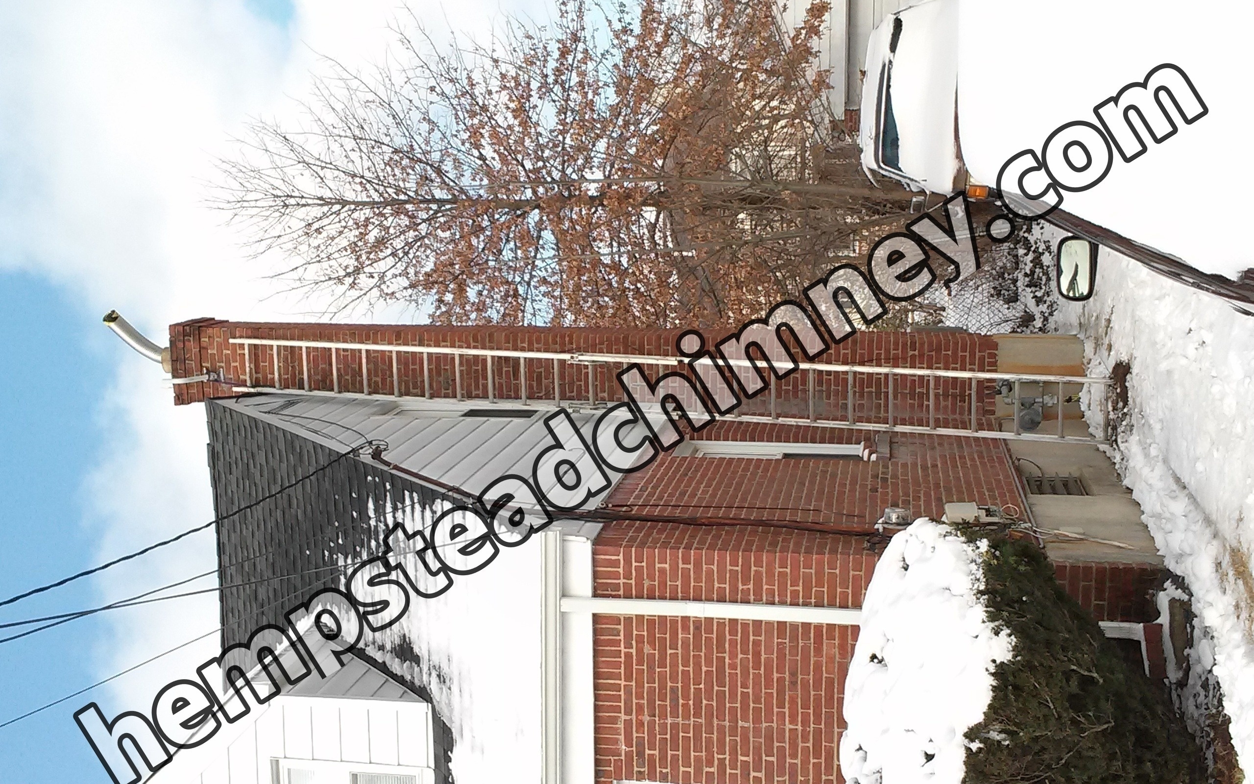Stainless steel chimney liner installation in Hempstead, NY